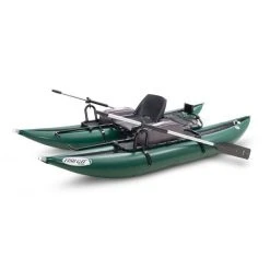 Outcast Sporting Gear Fish Cat Panther Inflatable Pontoon Boat Green